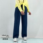 شلوار نیم بگ جین آبی شلوار نیم بگ جین آبی