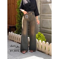شلوار فلر بگ جین آبی