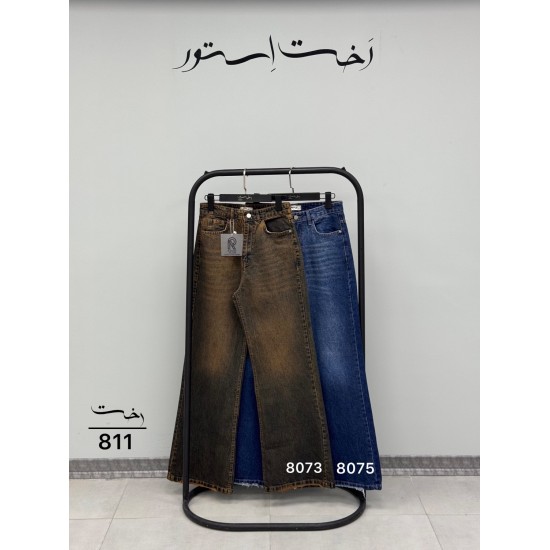 شلوار فلر بگ جین آبی شلوار فلر بگ جین آبی