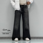 شلوار فلر بگ جین ذغالی