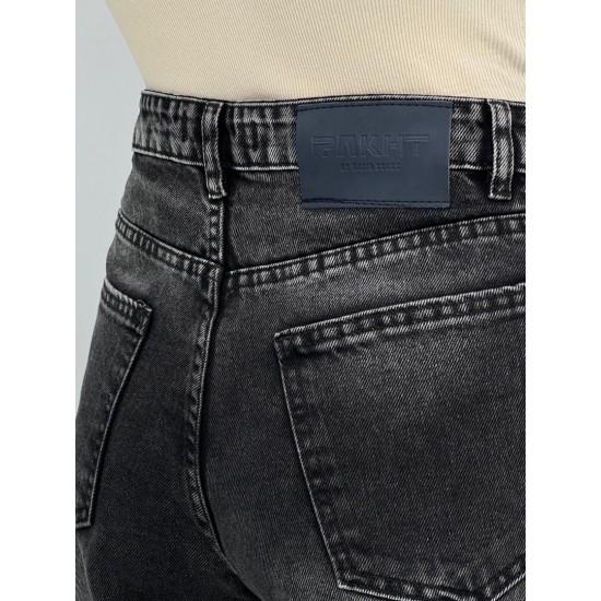 شلوار فلر بگ جین ذغالی