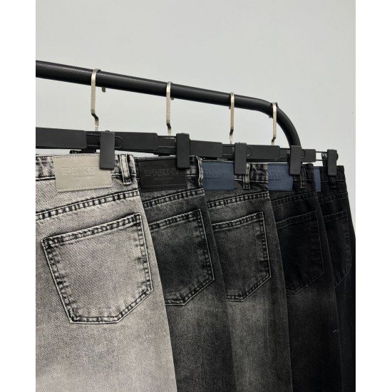 شلوار فلر بگ جین ذغالی شلوار فلر بگ جین ذغالی