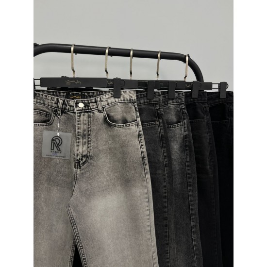 شلوار فلر بگ جین ذغالی شلوار فلر بگ جین ذغالی