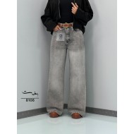 شلوار فلر بگ جین ذغالی شلوار فلر بگ جین ذغالی