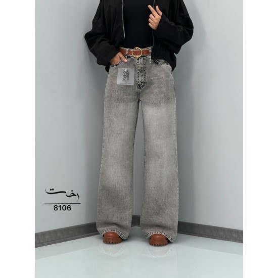 شلوار فلر بگ جین ذغالی شلوار فلر بگ جین ذغالی