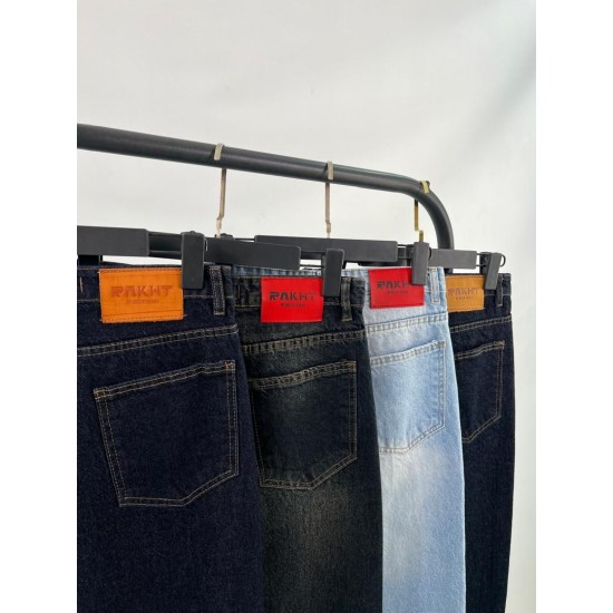 شلوار رگولار جین آبی