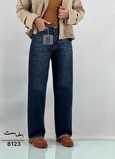 شلوار رگولار جین آبی