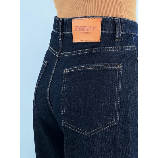 شلوار رگولار جین آبی