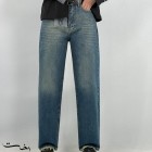 شلوار رگولار جین آبی