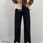 شلوار رگولار جین آبی شلوار رگولار جین آبی