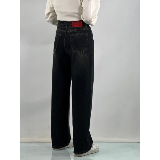 شلوار رگولار جین آبی شلوار رگولار جین آبی