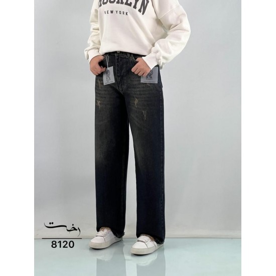 شلوار رگولار جین آبی شلوار رگولار جین آبی