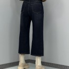 شلوار واید لگ جین آبی