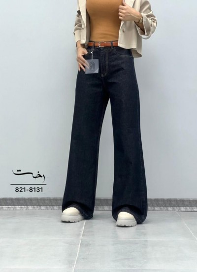 شلوار فلر بگ جین آبی