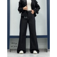 شلوار فلر بگ جین آبی شلوار فلر بگ جین آبی