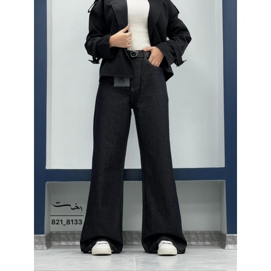 شلوار فلر بگ جین آبی شلوار فلر بگ جین آبی