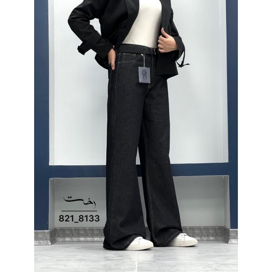 شلوار فلر بگ جین آبی شلوار فلر بگ جین آبی