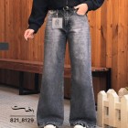 شلوار فلر بگ جین ذغالی