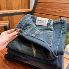 شلوار فلر بگ جین آبی