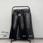 شلوار فلر بگ جین ذغالی