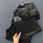 شلوار واید جین ذغالی شلوار واید جین ذغالی