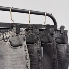 شلوار واید جین ذغالی