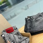 شلوار رگولار جین ذغالی و طوسی شلوار رگولار جین ذغالی و طوسی