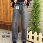 شلوار رگولار جین ذغالی و طوسی