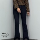 شلوار بوتکات جین آبی