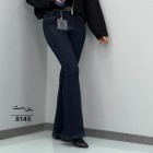 شلوار بوتکات جین آبی