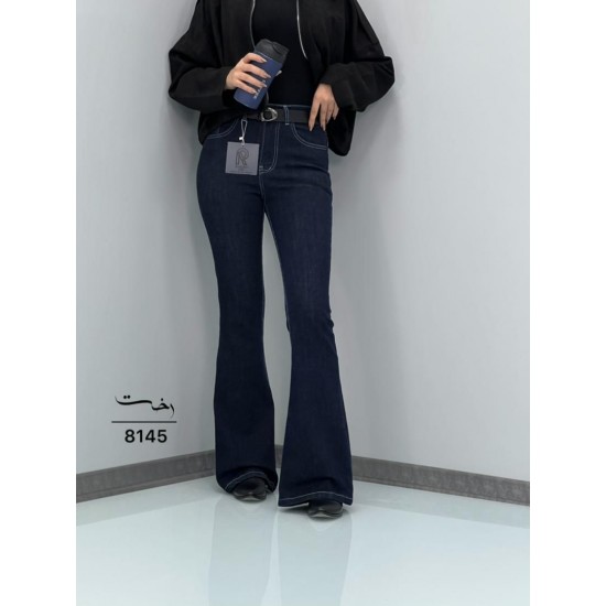 شلوار بوتکات جین آبی