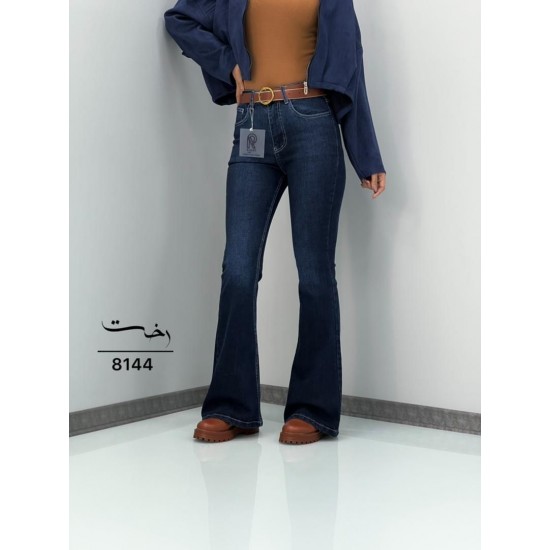 شلوار بوتکات جین آبی