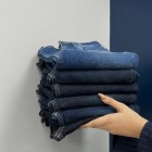 شلوار بوتکات جین آبی