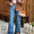 شلوار فلر بگ جین آبی شلوار فلر بگ جین آبی