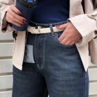 شلوار فلر بگ جین آبی شلوار فلر بگ جین آبی