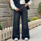 شلوار فلر بگ جین آبی شلوار فلر بگ جین آبی