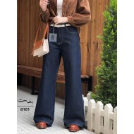 شلوار فلر بگ جین آبی شلوار فلر بگ جین آبی