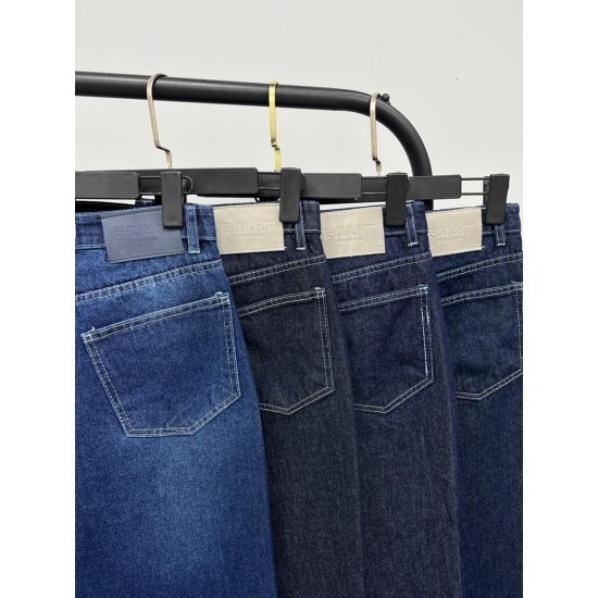 شلوار فلر بگ جین آبی شلوار فلر بگ جین آبی