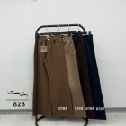 شلوار فلر بگ کتان کبریتی قهوه ای شلوار فلر بگ کتان کبریتی قهوه ای