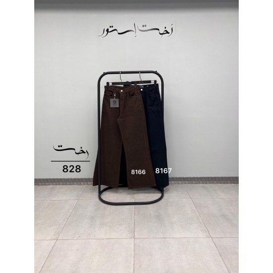 شلوار فلر بگ کتان کبریتی شلوار فلر بگ کتان کبریتی