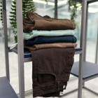 شلوار رگولار کتان کبریتی قهوه ای شلوار رگولار کتان کبریتی قهوه ای