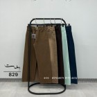 شلوار رگولار کتان کبریتی قهوه ای شلوار رگولار کتان کبریتی قهوه ای