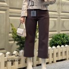 شلوار واید کتان قهوه ای شلوار واید کتان قهوه ای