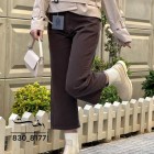 شلوار واید کتان قهوه ای شلوار واید کتان قهوه ای