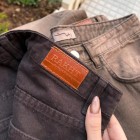 شلوار فلر بگ کتان قهوه ای شلوار فلر بگ کتان قهوه ای