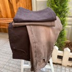 شلوار فلر بگ کتان قهوه ای شلوار فلر بگ کتان قهوه ای