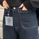 شلوار soft جین آبی جیب جلو شلوار soft جین آبی جیب جلو