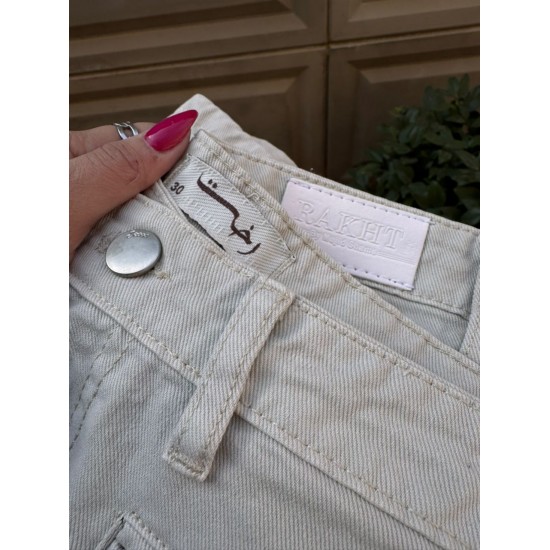 شلوار فلر بگ کتان جیب فیلتو شلوار فلر بگ کتان جیب فیلتو