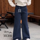 شلوار فلر بگ کتان جیب فیلتو شلوار فلر بگ کتان جیب فیلتو