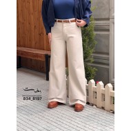 شلوار فلر بگ کتان جیب فیلتو شلوار فلر بگ کتان جیب فیلتو